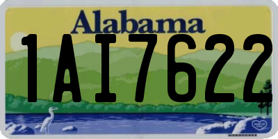 AL license plate 1AI7622
