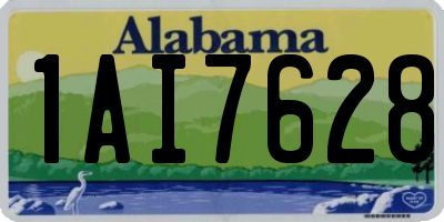 AL license plate 1AI7628
