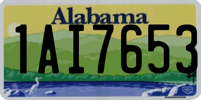AL license plate 1AI7653