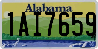 AL license plate 1AI7659