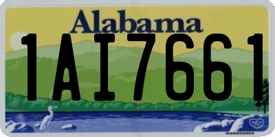 AL license plate 1AI7661