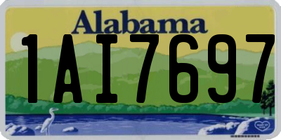 AL license plate 1AI7697