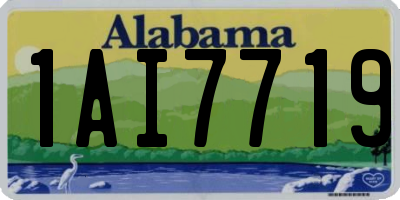 AL license plate 1AI7719