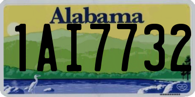AL license plate 1AI7732