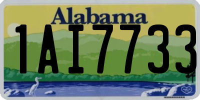 AL license plate 1AI7733