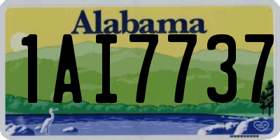 AL license plate 1AI7737