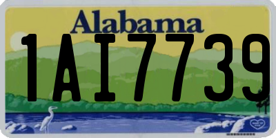 AL license plate 1AI7739