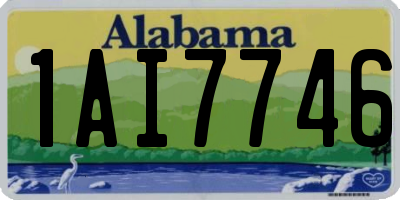 AL license plate 1AI7746