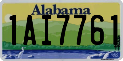 AL license plate 1AI7761
