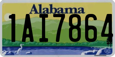 AL license plate 1AI7864