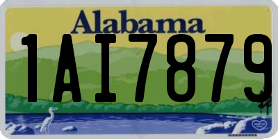 AL license plate 1AI7879