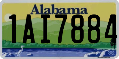 AL license plate 1AI7884