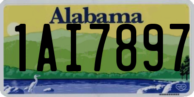 AL license plate 1AI7897