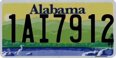 AL license plate 1AI7912