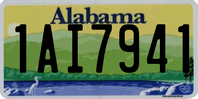 AL license plate 1AI7941