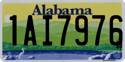 AL license plate 1AI7976