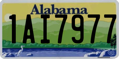 AL license plate 1AI7977
