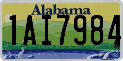 AL license plate 1AI7984
