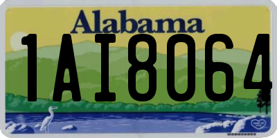 AL license plate 1AI8064