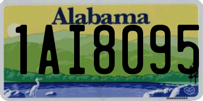 AL license plate 1AI8095