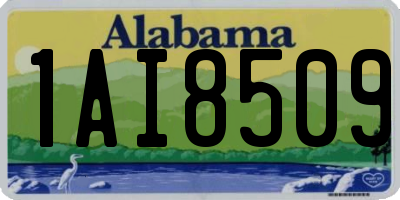 AL license plate 1AI8509