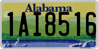 AL license plate 1AI8516