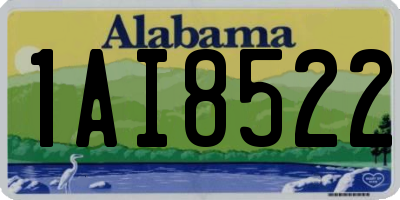 AL license plate 1AI8522