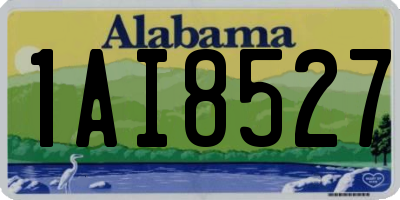 AL license plate 1AI8527