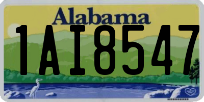 AL license plate 1AI8547