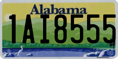 AL license plate 1AI8555