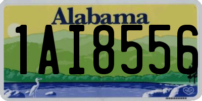 AL license plate 1AI8556