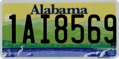 AL license plate 1AI8569