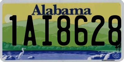 AL license plate 1AI8628