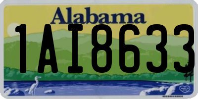 AL license plate 1AI8633