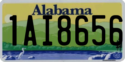 AL license plate 1AI8656