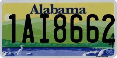 AL license plate 1AI8662