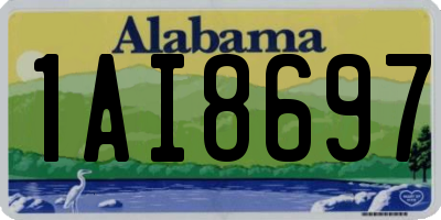 AL license plate 1AI8697