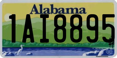 AL license plate 1AI8895