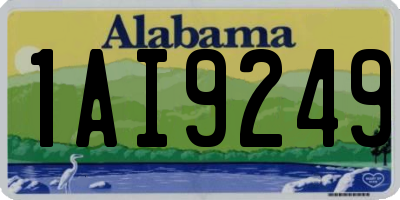 AL license plate 1AI9249