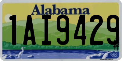 AL license plate 1AI9429