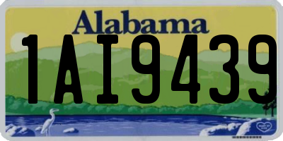 AL license plate 1AI9439