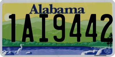 AL license plate 1AI9442
