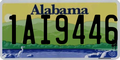AL license plate 1AI9446