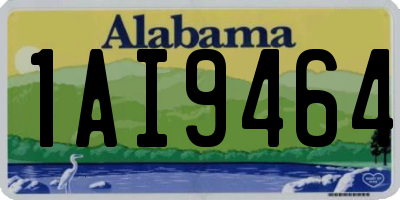 AL license plate 1AI9464