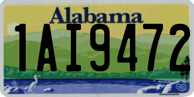 AL license plate 1AI9472