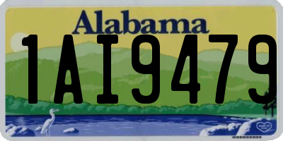 AL license plate 1AI9479