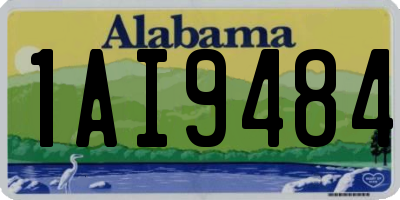 AL license plate 1AI9484