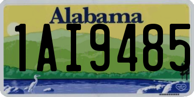 AL license plate 1AI9485