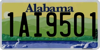 AL license plate 1AI9501