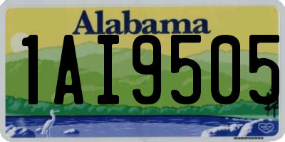 AL license plate 1AI9505